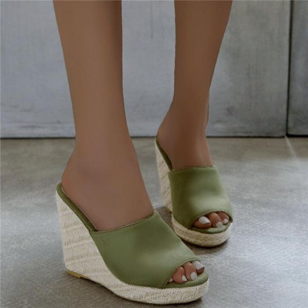 

punk creepers women velvet platform wedges high heel gladiator sandals female open toe summer pumps shoes casual, Black