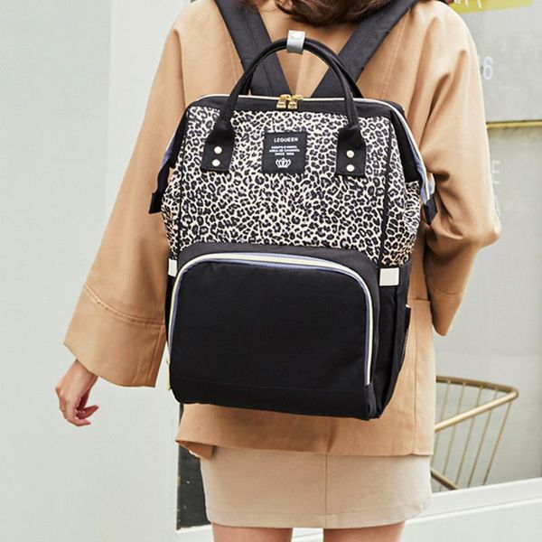 

diaper bags 2021 bag handbags backpack nappy for baby mom and leopard print