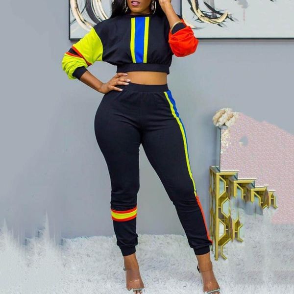 

two piece dress women tracksuit 2021 striped sportswear set oversize short hoodie sweatshirt casual pants sweatsuit jogger suit 2xl, White