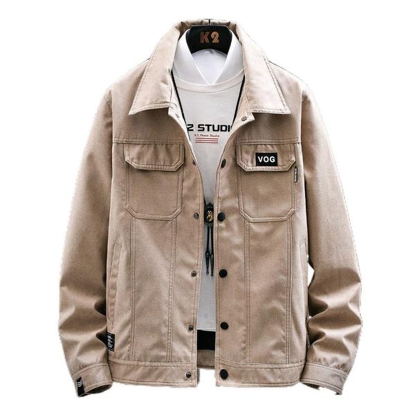 

men's jackets denim trendy handsome clothes spring, Black;brown