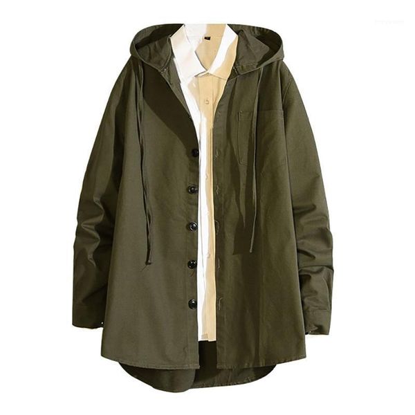 

men's jackets men autumn winter jacket casual bottons fashion trendy solid windbreake coat chamarra hombre, Black;brown