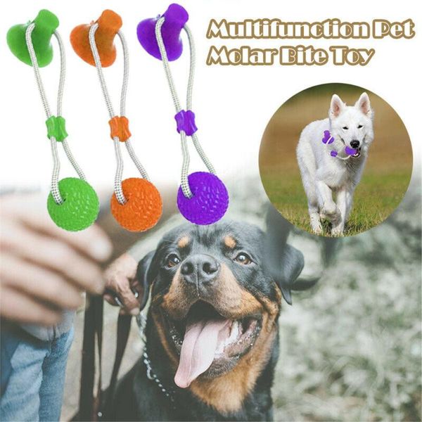 

dog toys multifunction suction cup pet molar toy cleaning teeth safe elasticity for puppy ball dogs products accessories cat