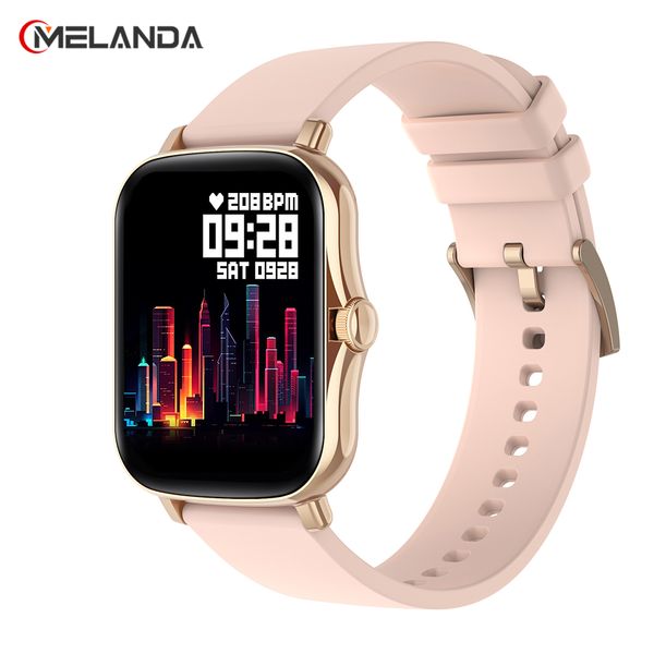 

2021 smart watch women full touch fitness tracker blood pressure waterproof gts 2 smartwatch men sport smart clock y20 p8 plusg, Slivery;brown
