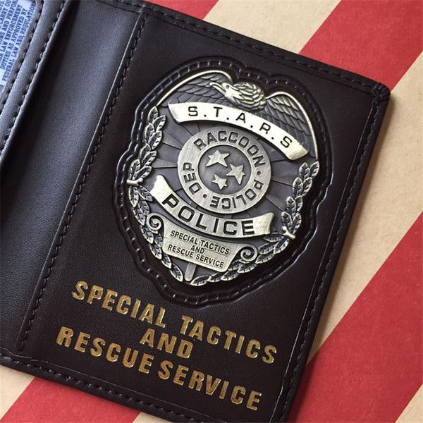 

card holders the metal badge and certificate holder driving license bag s.t.a.r.s, Brown;gray