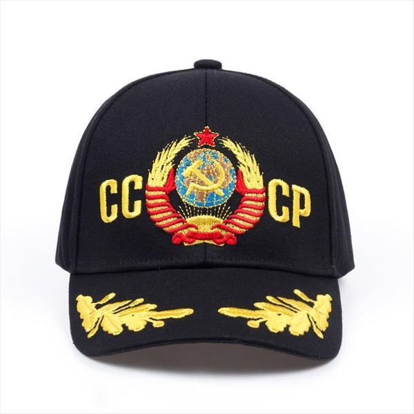 

cccp ussr national emblem style baseball cap black red cotton snapback with embroidery hats garros, Blue;gray