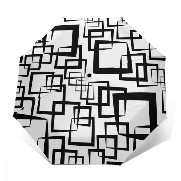 

umbrellas wind resistant folding automatic umbrella women auto monochrome pattern windproof rain for men parasol