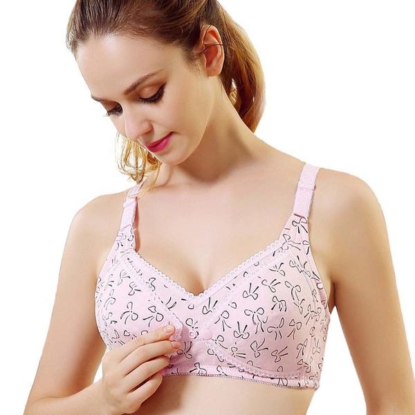 

maternity intimates women feeding nursing bra pregnant adjusted-straps underwear bras breastfeeding, White