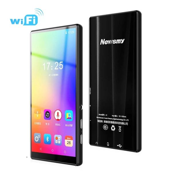 

5.0 inch wifi mp3 player android bluetooth full touch screen 8gb hifi loseless video po music players & mp4