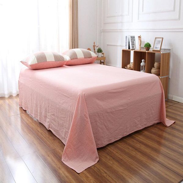 

bedding sets home textile pure coral powder washed cotton bed sheets breathability article fashion simplicity single oceania