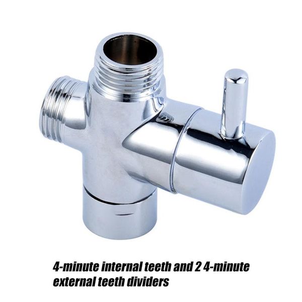 

bathroom shower sets function switch adapter control valve 3 way tee connector head diverter for toilet bidet water separator