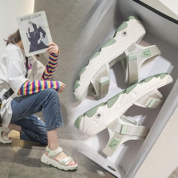 

summer casual platform sandals for women fashion beach sports, Black