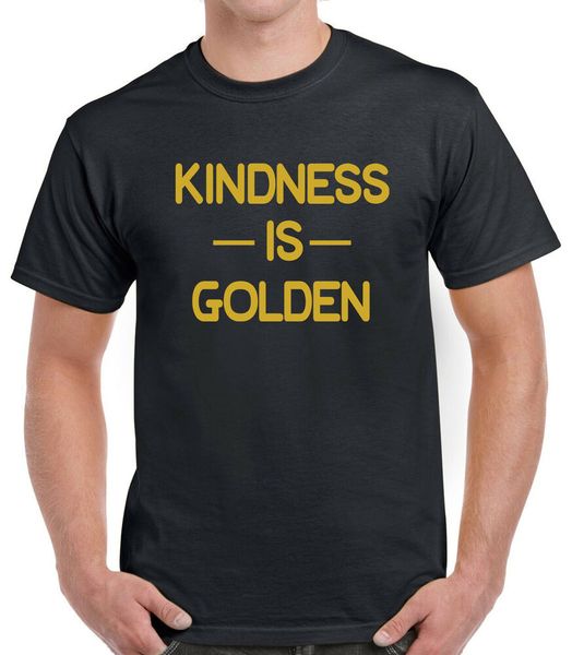 

kindness is golden t-shirt, White;black