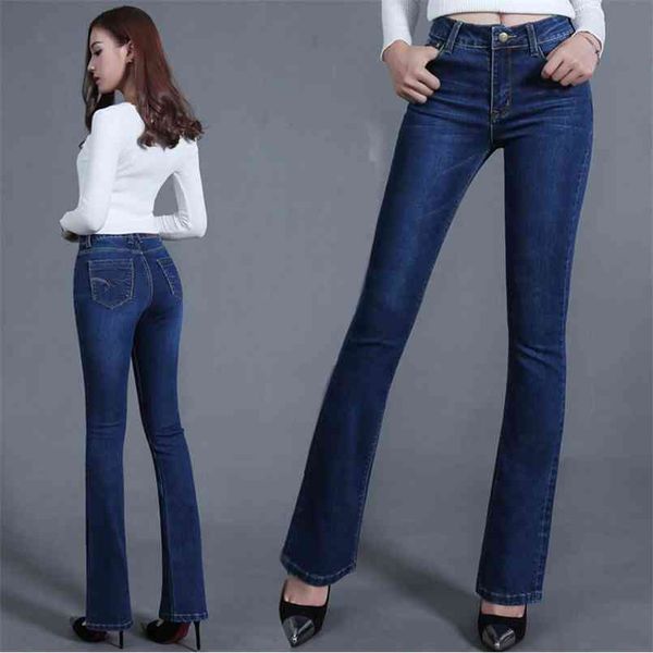 

women's fashion casual jeans slim 210720, Blue
