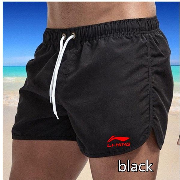 

gym clothing summer shorts men's large size loose exercise outdoor jogging drawstring waist three-point fashion beach, White;black
