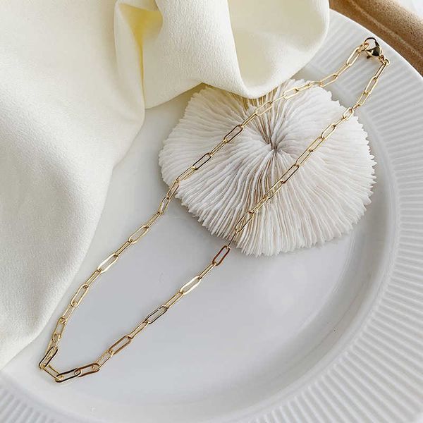 

designer necklace trendy 925 sterling silver clavicle chain choker for women fine jewelry simple fashion gift