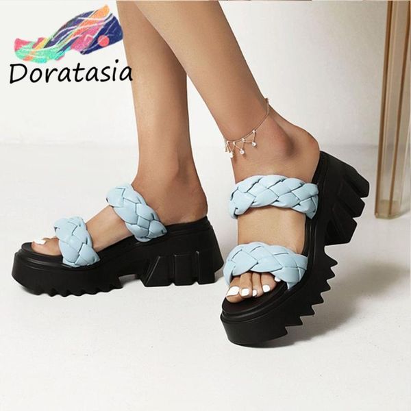 

arrival solid sandals comfy platform for women 2021 wedges leisure quality woman shoes, Black