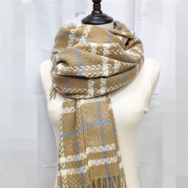 

british style imitation cashmere scarves women's autumn winter neckerchief fashion warm echarpe long scarf tassel shawl blanket, Blue;gray