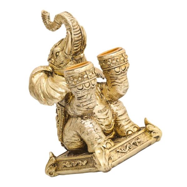 

candle holders 1pc creative art candlestick nordic style holder home decor (golden)