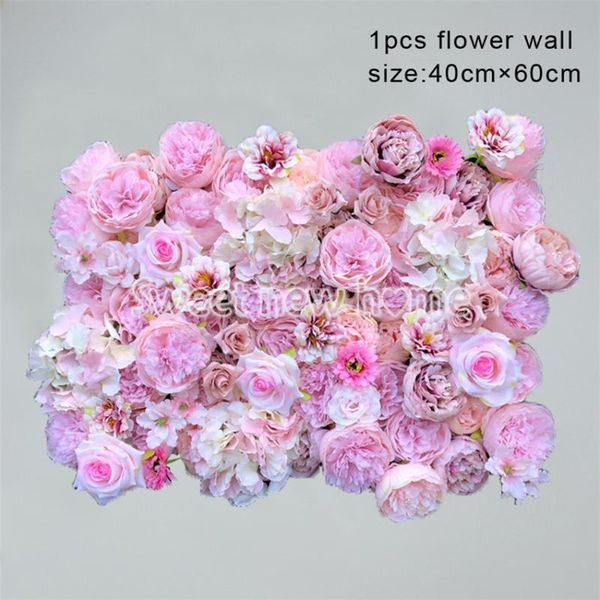 

wedding decoration artificial flower wall table runner backdrop road lead 3d decorative flowers & wreaths