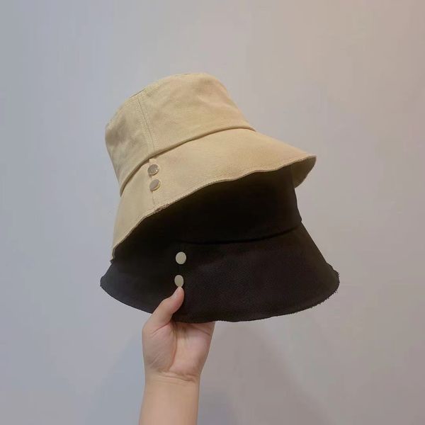

fisherman hat woman spring and summer korean version of the tide net red black apricot all-match japanese sunscreen ultraviolet sun shade ha, Blue;gray