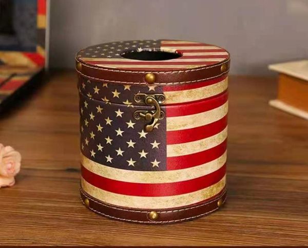

tissue boxes & napkins retro distressed box creative british wind roll paper fashion cylinder pumping for nostalgic cars