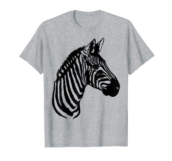 

zebra hand drawn cool gift t-shirt, White;black