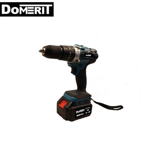 

professiona electric drills 20v 13mm impact brushless cordless drill screwdriver lithium battery charging by domerit