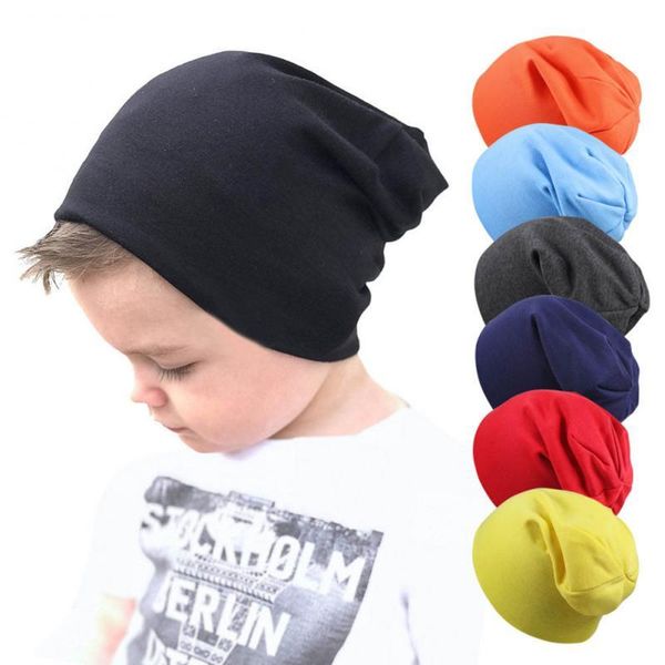 

caps & hats 1 pcs baby hip-hop hedging cap autumn and winter knitted warm fashion boy girl solid color stripe hat accessories, Yellow