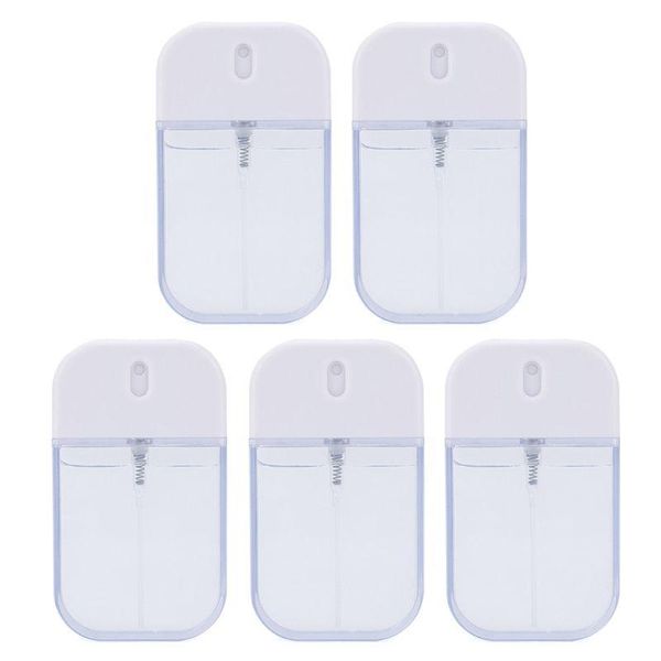 

storage bottles & jars 5pcs 35ml reusable portable refillable moisturizing spray bottle travel cardcase-like pocket-size plastic empty