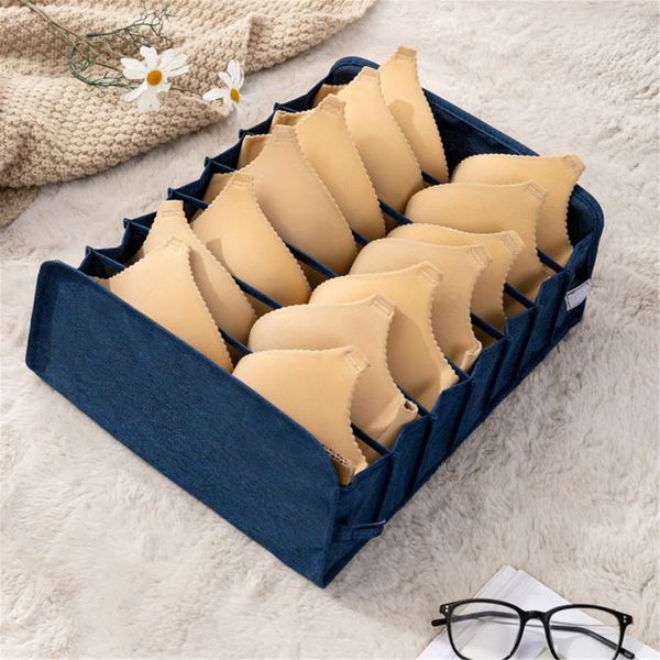 

storage drawers folding socks underwear box three-piece household compartment