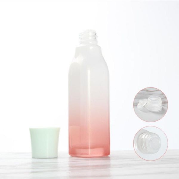 

storage bottles & jars pink spray bottle glass empty cosmetic packaging container square shape toner emulsion press refillable