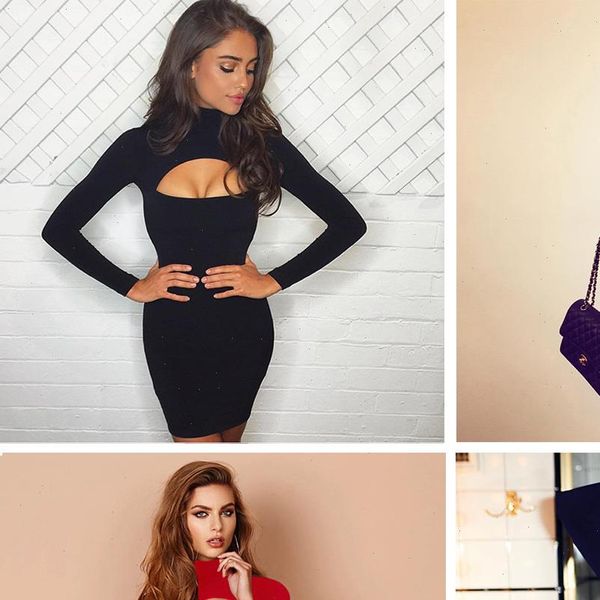 

womens dresses high neck long sleeve low chest mini tight dress autumn winter black club women slim avant garde, Black;gray