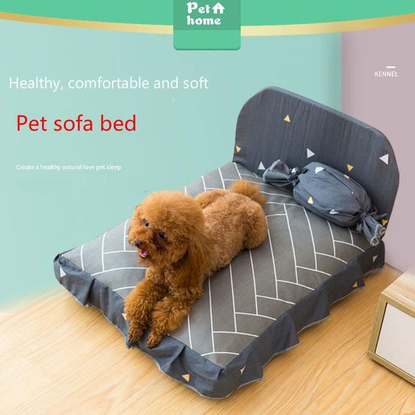 

kennels & pens beautiful dog bed, removable and washable pet puppy bed autumn winter warm sofa, supplies