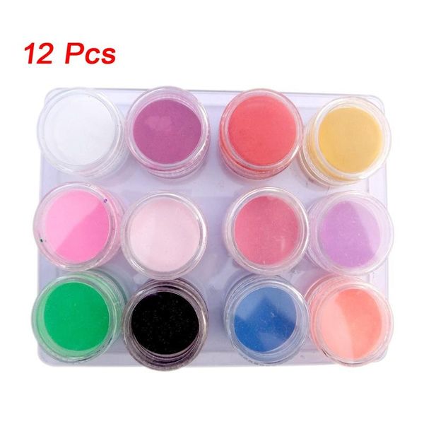 

nail glitter 12 mix colors acrylic powder builder art set, Silver;gold