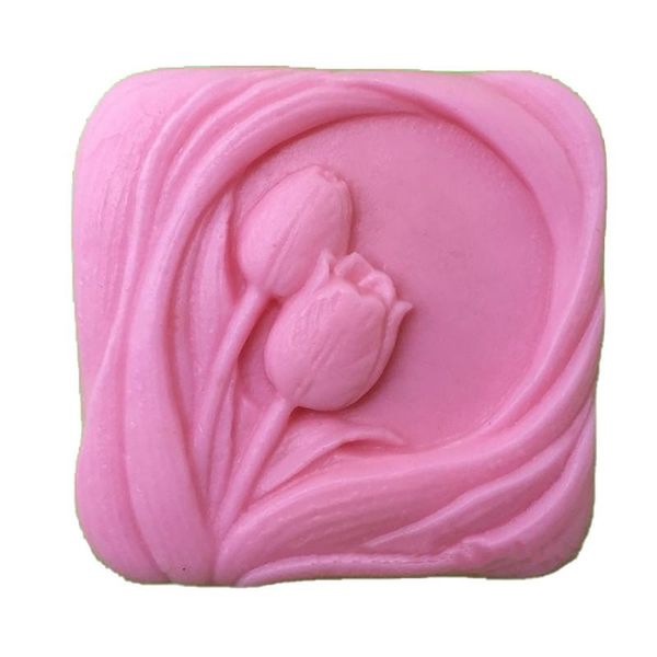 

craft tools tulip square shape soap mold silicone cake baking mould handmade crafts diy candle decoration