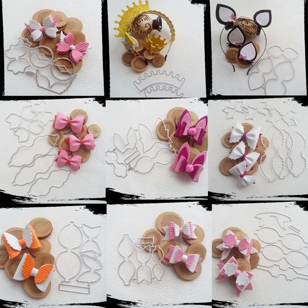 

painting supplies bow cutting dies stencil diy scrapbooking metal paper card craft embossing folder template