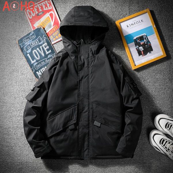 

men's jackets japanese fashion men autumn jacket yellow windbreaker zipper with hood casual coat outwear street, Black;brown