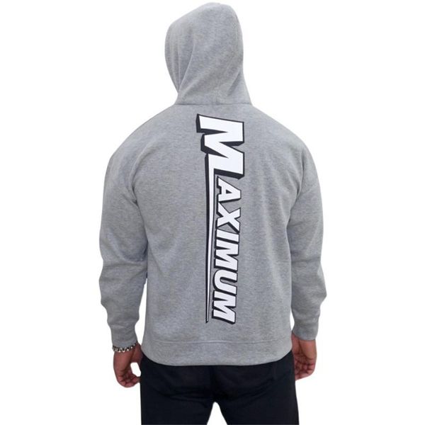 

men's hoodies & sweatshirts gyms fitness bodybuilding sweatshirt pullover sportswear male workout hooded loose clothes, Black
