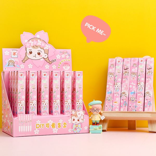 

pen maipin stationery lizijun cherry series diy blind box push neutral cute cartoon student gl21-330