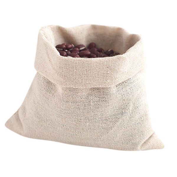 

storage bags burlap bag linen tea and rice coarse grain 15*12cm pography props