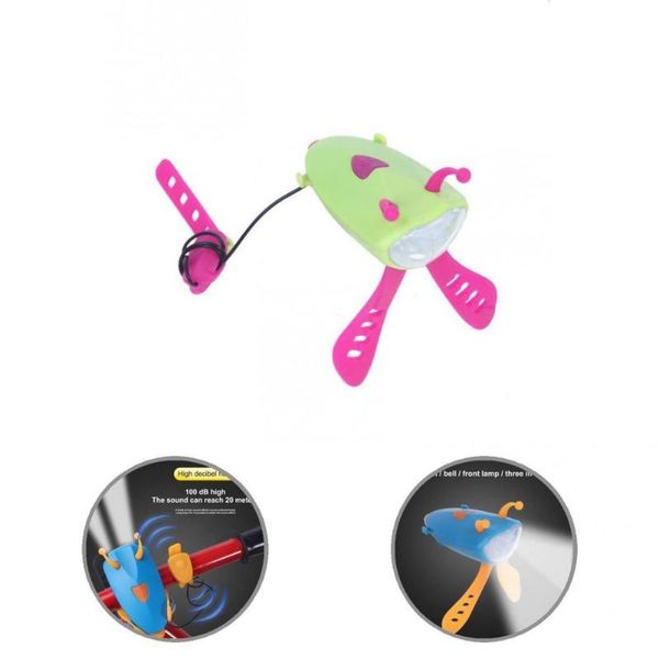 

bike lights front light 3 function lovely mini animal shape scooter bell
