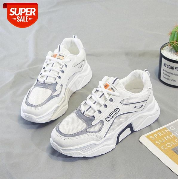 

daddy shoes female ins tide mesh breathable all-match student women's soft bottom running sneakers women #zy4k