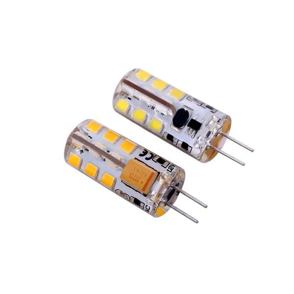 

bulbs [seven neon]200pcs high power 130-150lm g4 dc12v 2w 24 led smd2835 360 beam angle lamp replace 20w halogen spotlight bulb