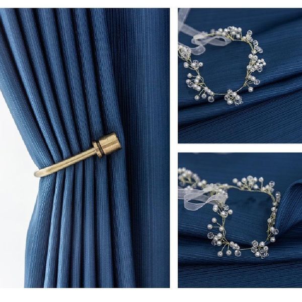 

curtain & drapes solid color chinese high blackout curtains for living room bedroom stitching nordic cotton linen tulle custom