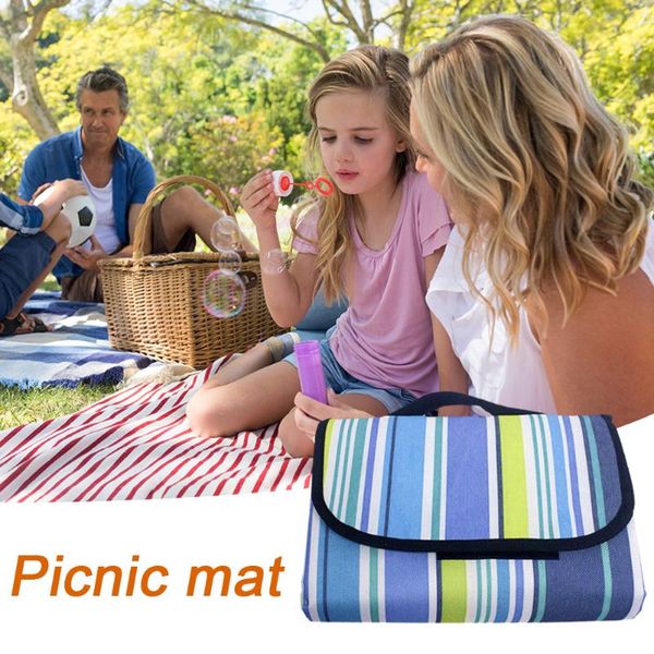 

outdoor pads picnic blanket beach mat oxford cloth foldable thick camping furniture bed ultralight cushion hiking trekking pad