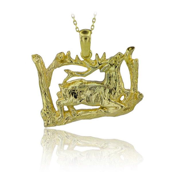 

pendant necklaces reindeer necklace 925 sterling silver