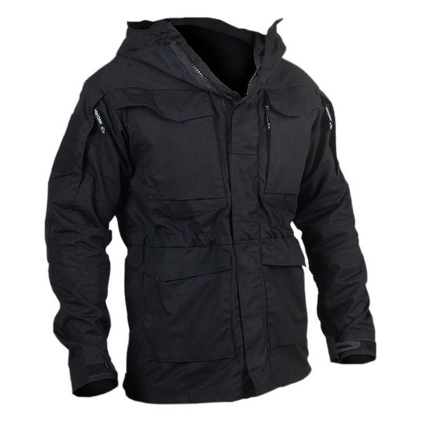 

hunting jackets m65 army clothes tactical windbreaker men winter autumn jacket waterproof wearproof, windproof, hiking, Camo;black