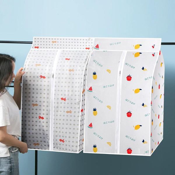 

clothing & wardrobe storage 1pc large garment bag non-woven fabric dust cover cloth hanging organizer closet bags covers