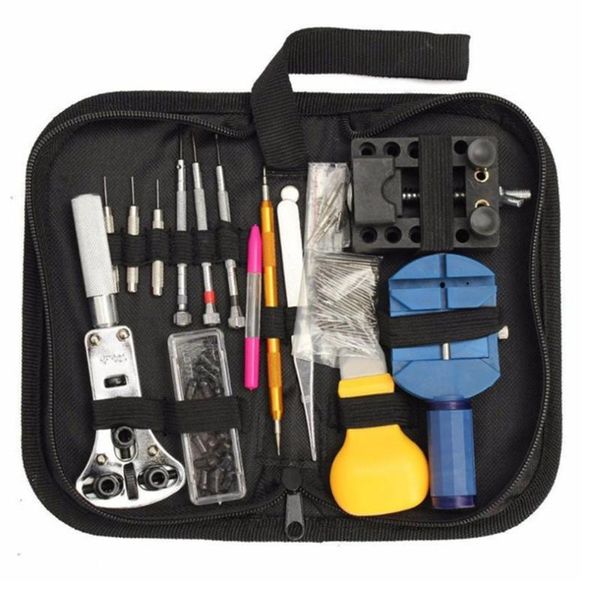 

repair tools & kits 144pcs watch kit for watchband removal device open shell stainless steel tweezers professional clock