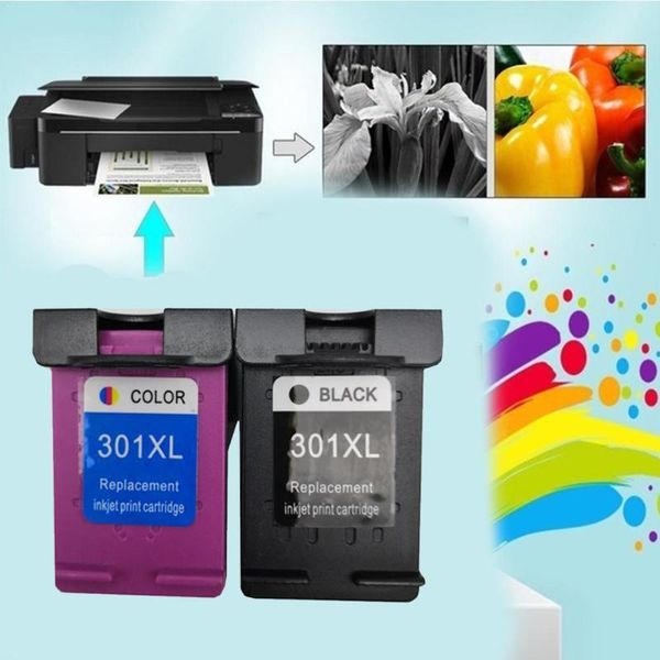 

suitable for hp hp301 ink cartridge 1000 1050 2000 4500 2620 2050 1010 3512 x9b8 refills, Black;red